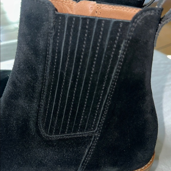 Paul Green Sante Suede Leather Western Ankle Booties Size 8 - Picture 3 of 10